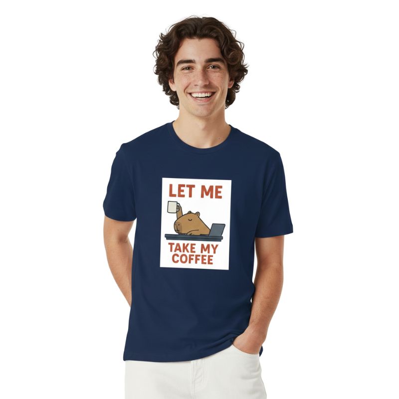 Let Me Take My Coffee T-Shirt | (Multicolor)