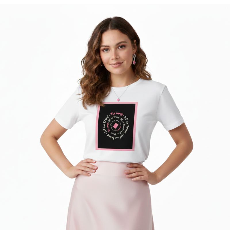 Let Me Travel the World T-Shirt | (Multicolor)